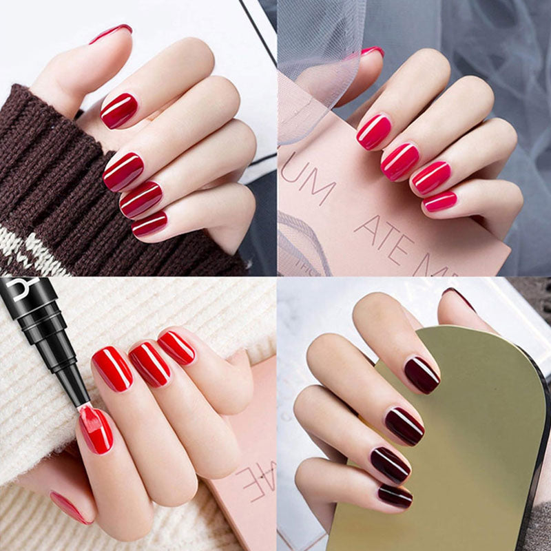 Et-trins lim Tre-i-én neglelakpen