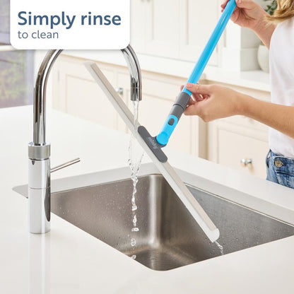 🧼SIDSTE DAGS TILBUD: 💥Køb 1, få 1 gratis – kun 159 kr🔥🔥Minky Flexi Edge Sweeper: Rengøring af alle overflader – gulve, tæpper og vinduer