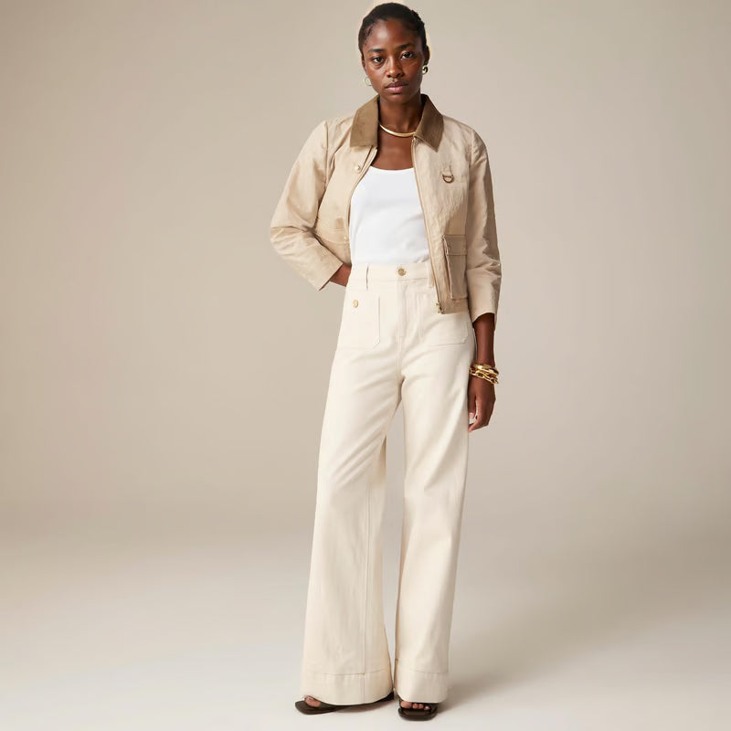 🧣🔥Spring Fashion Update 49% OFF👖Tummy Control Sailor Wide Leg Trouser