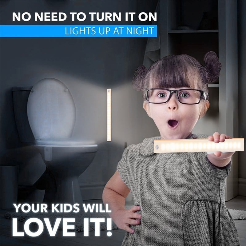 🔥NYTÅRSUDSALG – Smarte sensorer uden huller, magnetiske, genopladelige LED-lys