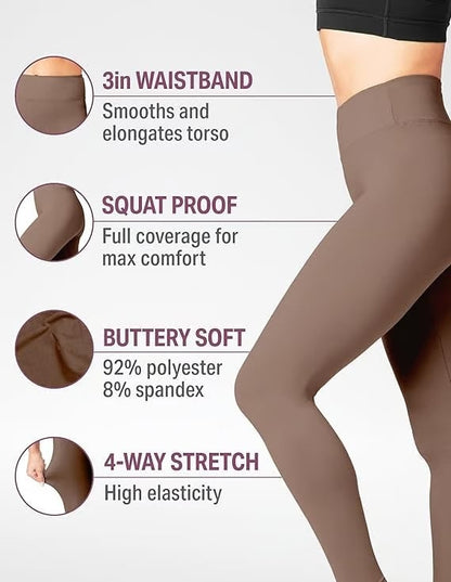 🎁Sidste dag 49% rabat🔥Højtaljede mavekontrollerende og kropsformende træningslegging