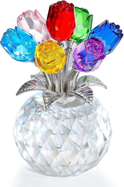 🌈✨ Krystalblomst Prisma Vase ✨