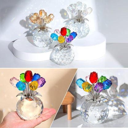 🌈✨ Krystalblomst Prisma Vase ✨