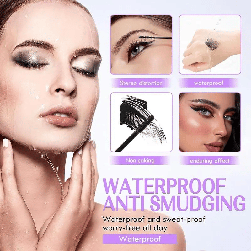 Øjenvippeprimer, Tubular Eyelash Primer, vandfast, lang krøllende mascara, naturlig og ikke-udtvære