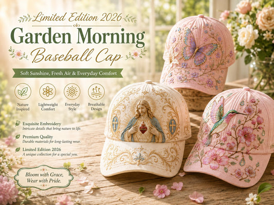 🔥Sidste dag – 50 % rabat 🌸🌿 Garden Morning Cap