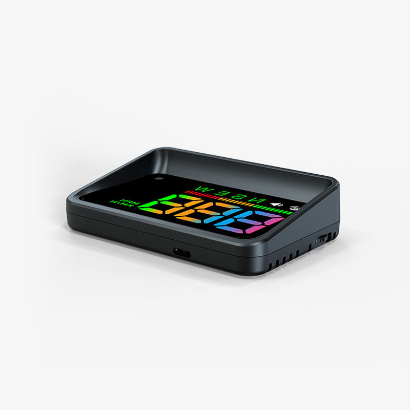 Head-up display (HUD) med glasprojektion i køretøjer