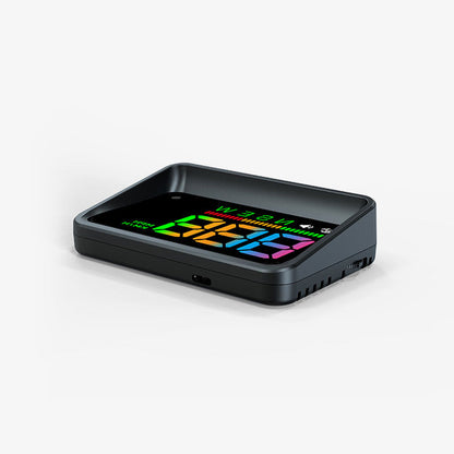 Head-up display (HUD) med glasprojektion i køretøjer