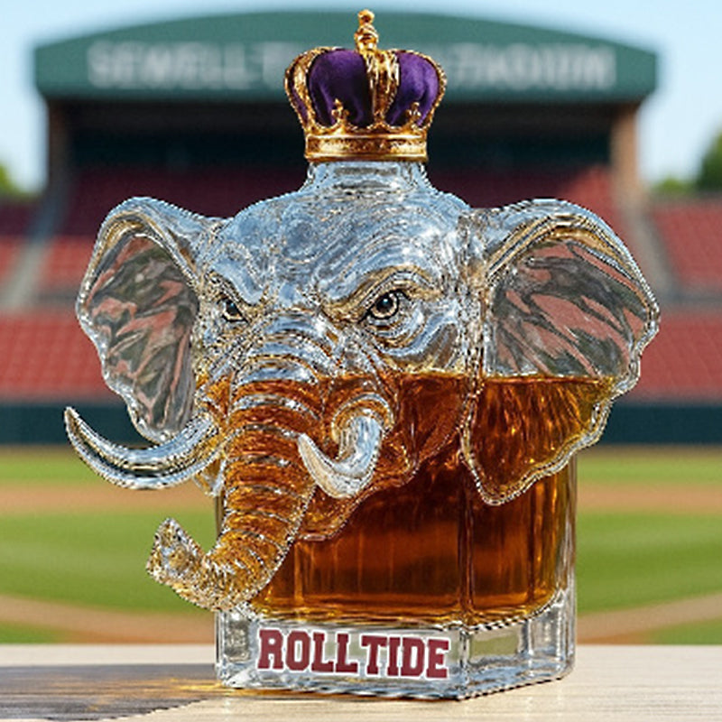 University of Alabama Crown Royal Whiskey-flaske