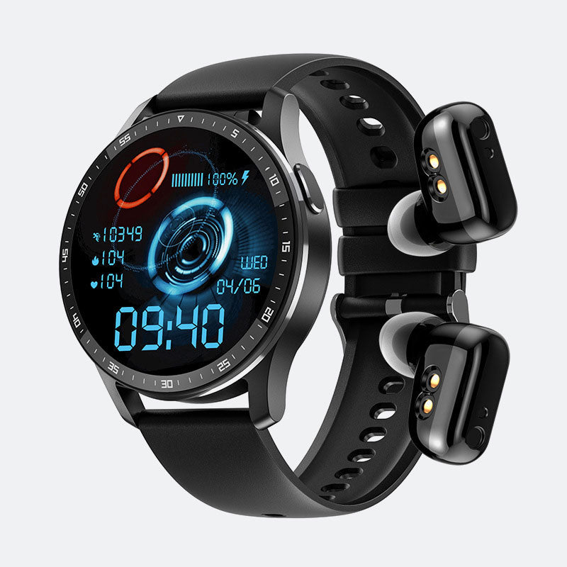 ⌚️ 2-i-1 Bluetooth Smartwatch med Høretelefoner - Smart · Sund · Musik overalt 🎵
