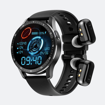 ⌚️ 2-i-1 Bluetooth Smartwatch med Høretelefoner - Smart · Sund · Musik overalt 🎵
