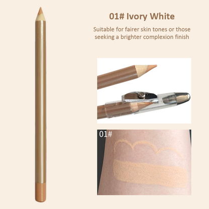 Multifunktionel silkeagtig vandfast concealer-blyant