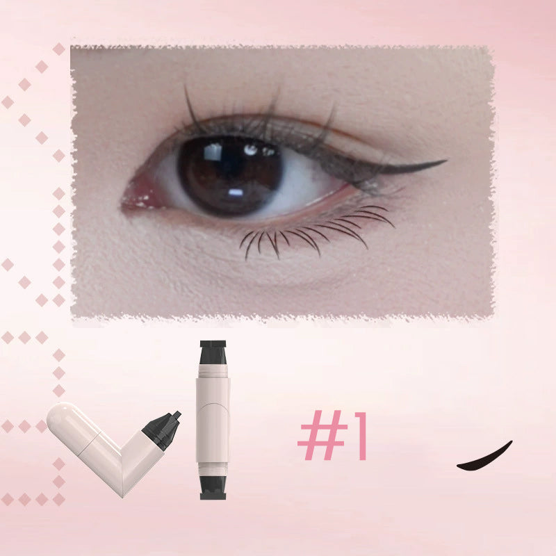 Eyeliner-stempel i ét stykk