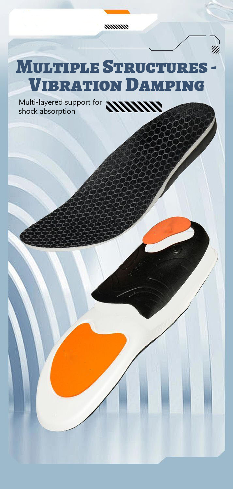 ✨Stødabsorberende indlægssåler til mænd og kvinder