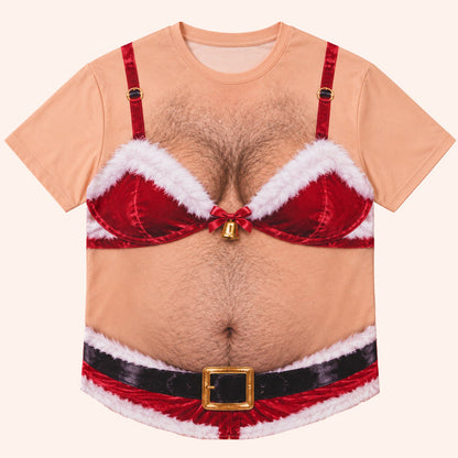 Funny Christmas Santa Shirt – Hilarious Ugly Christmas Sweater for Men