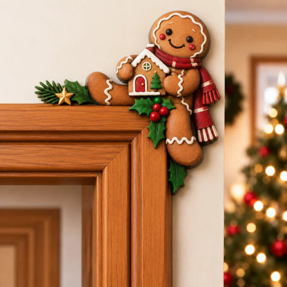 ⏰SIDSTE DAG – 50 % RABAT 🎅Julepynt til dørkarmen – »Peekaboo«-hjørnepynt