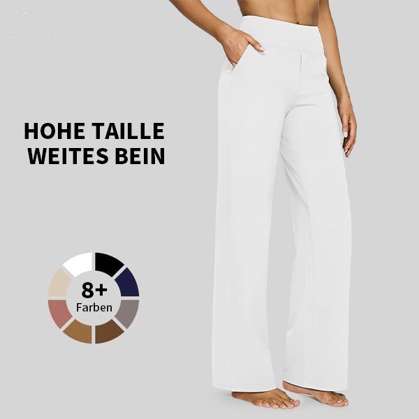 🎁 Sidste dag 49% rabat 🔥 Løstsiddende højtaljede bukser til business casual og yogabukse
