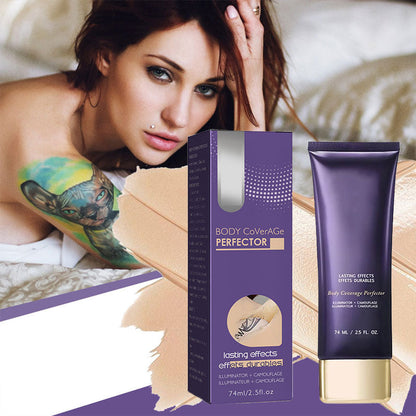 💜Sidste dag – Køb 1, få 1 gratis!💜✨Body Coverage Perfector – vandfast, let og fejlfri kropsmakeup