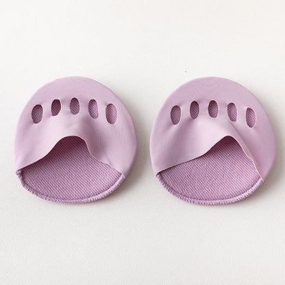 👠✨ Femtåede forfodspuder til kvinder | Stødabsorberende indlægssåler til højhælede sko | Sort/beige
