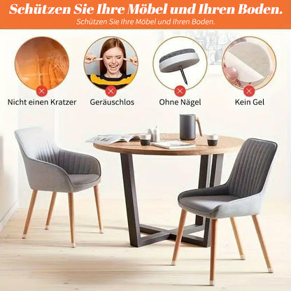 ✨ Universelle gummi-stolebeskyttere – Passer til alle stolebenformer, ridsefaste og holdbare, den ultimative løsning til beskyttelse af dine gulve.