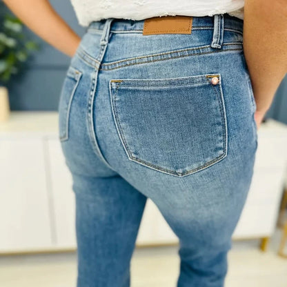 Holy Grail Bootcut-jeans med mavekontrol 🔥