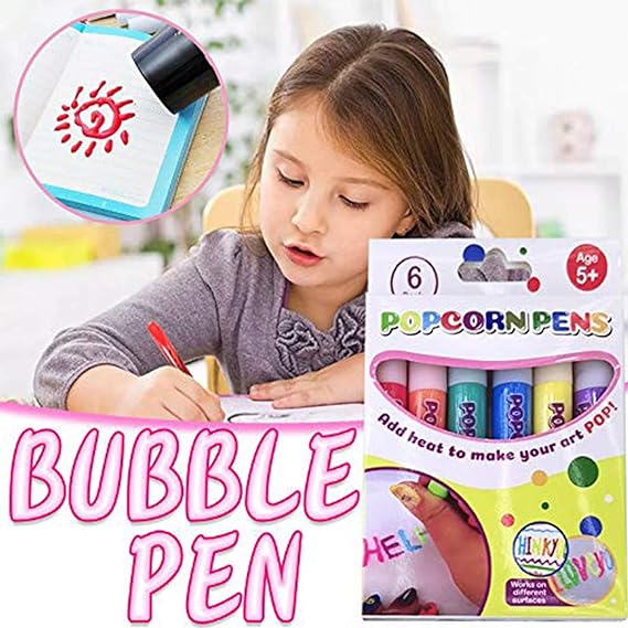 🎁🔮Magic Pen – Tegn i 3D med ét strøg!🎄 DIY-tegnepenne til boblepopcorn & Køb 2, få 1 gratis 🔥