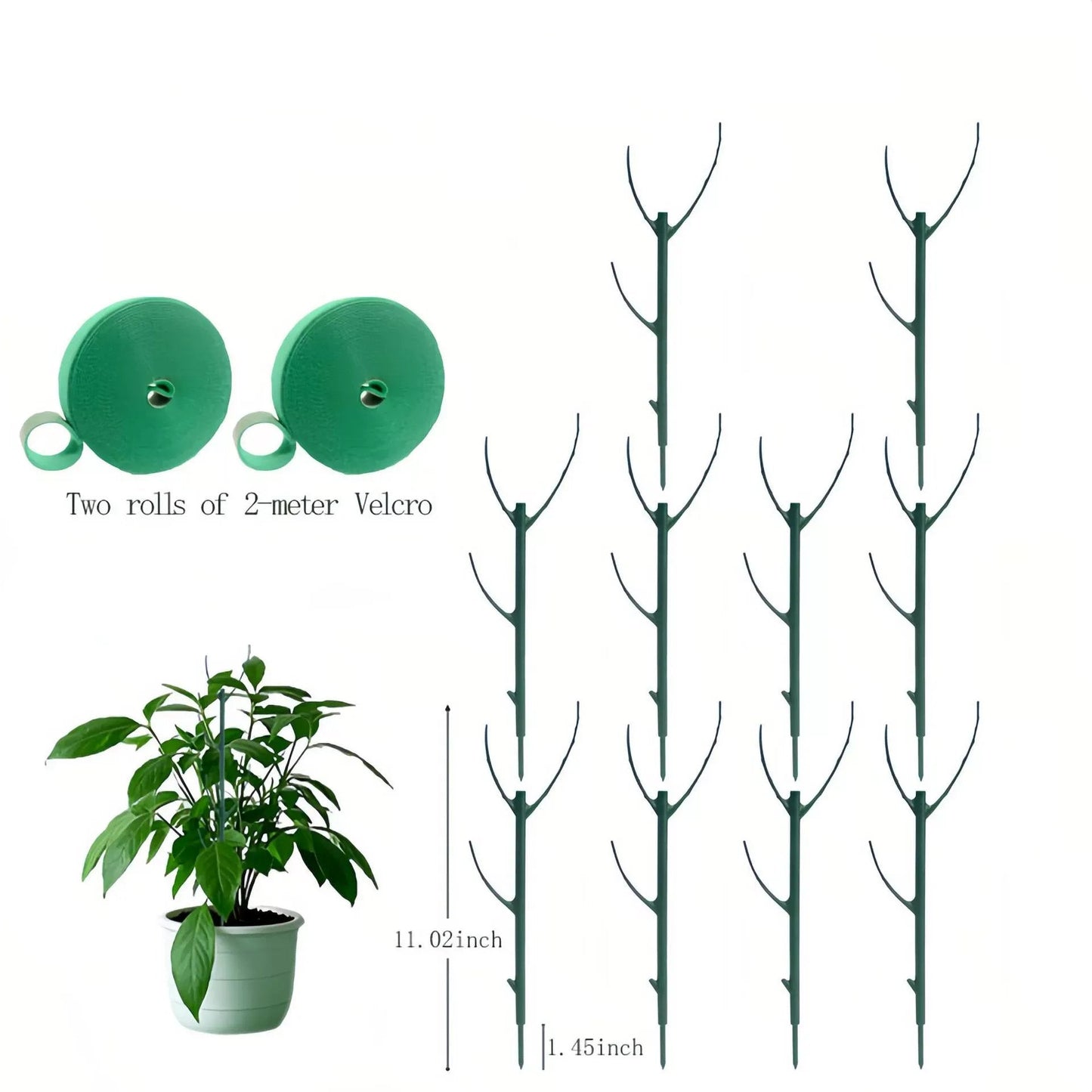 💕💖🌿Havearbejde Støtteramme til grønne planter