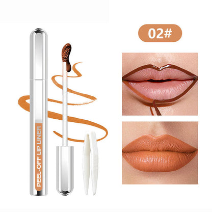 💋 Peel-Off Long-Lasting Lip Liner &Glos