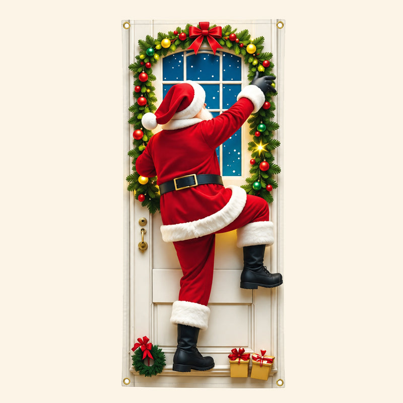 Nyt jule-dørforhæng – Festlig julepynt og dørforhæng