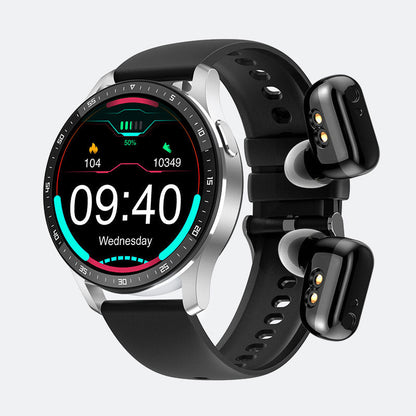 ⌚️ 2-i-1 Bluetooth Smartwatch med Høretelefoner - Smart · Sund · Musik overalt 🎵