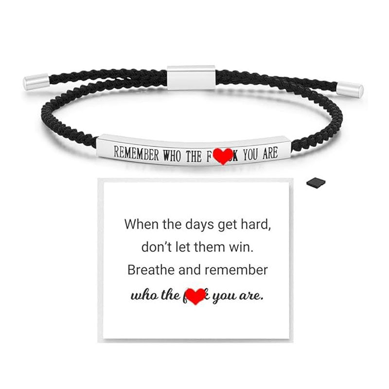 Flettet armbånd i rustfrit stå