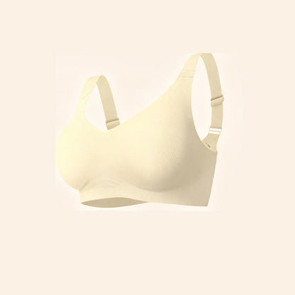 Sømløs Og Bøjlefri Sports-Bh I Stor Størrelse