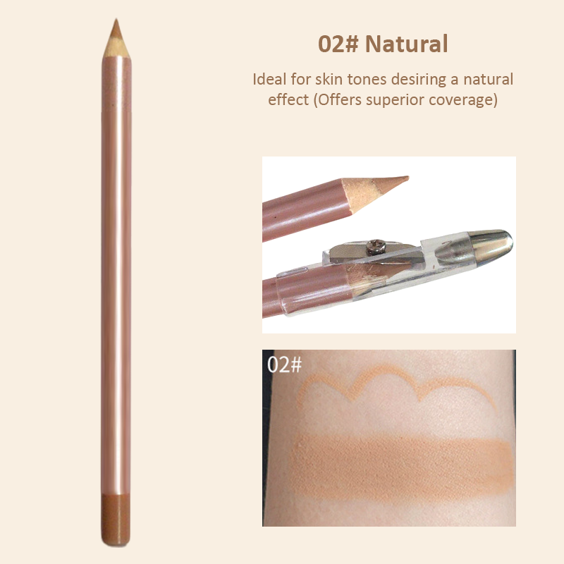 Multifunktionel silkeagtig vandfast concealer-blyant