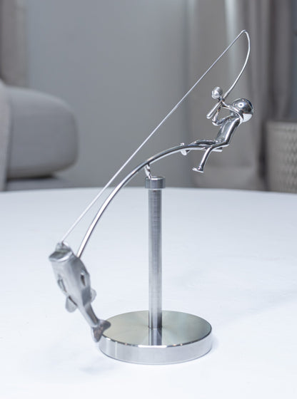 🔥Sidste dag 49% RABAT🎣Skulpturen The Fisherman Balancin