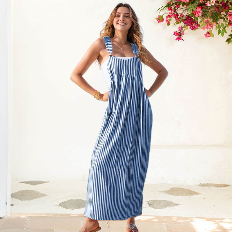 ✨ Casual stribet kjole - ubesværet stil og komfort