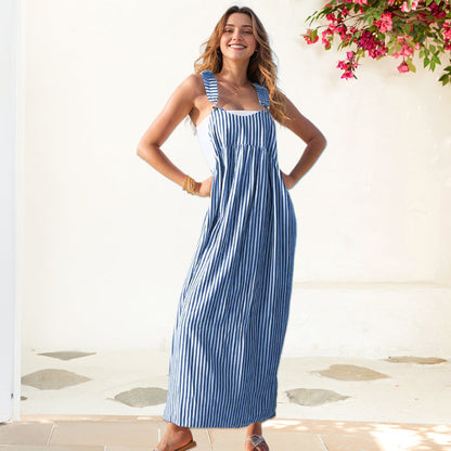 ✨ Casual stribet kjole - ubesværet stil og komfort