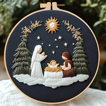 Påske-broderi DIY-kunstsæ