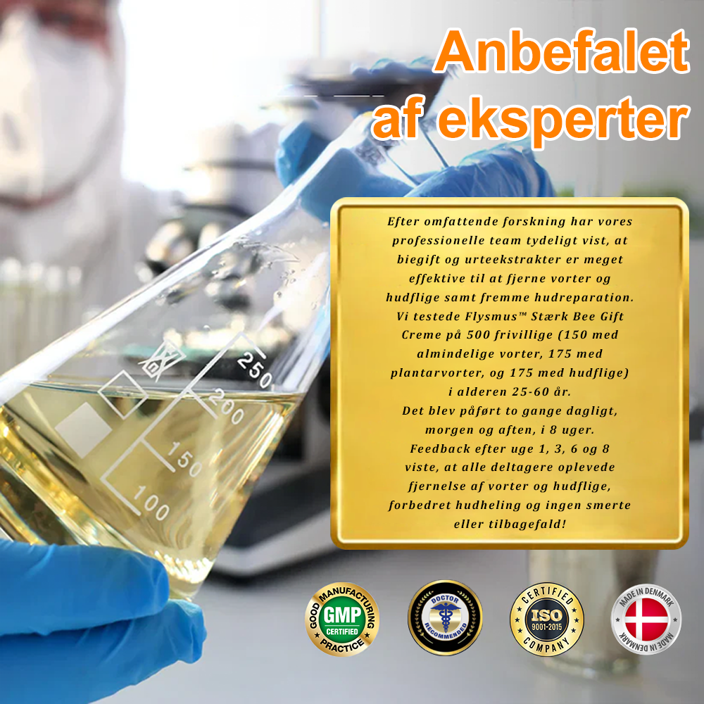 Stærk Bee Gift Creme–Hjælper med at behandle vedvarende vorter, hudvækster, hudlæsioner, infektioner, ardannelse og udglatte ujævn hud👨‍⚕️