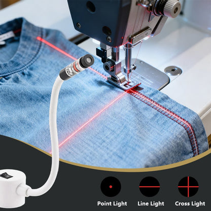 ✨🧵 Laser Quilting Guide – Magnetisk sy-laser til lige sømme og præcise mønstre!