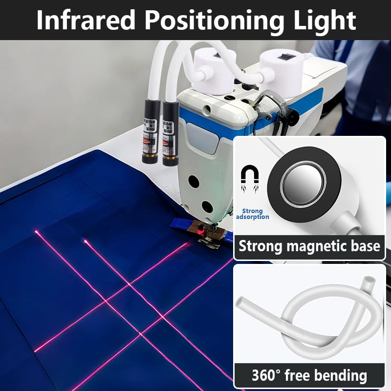 ✨🧵 Laser Quilting Guide – Magnetisk sy-laser til lige sømme og præcise mønstre!