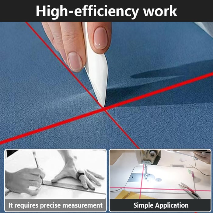 ✨🧵 Laser Quilting Guide – Magnetisk sy-laser til lige sømme og præcise mønstre!