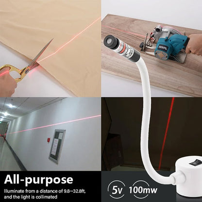 ✨🧵 Laser Quilting Guide – Magnetisk sy-laser til lige sømme og præcise mønstre!