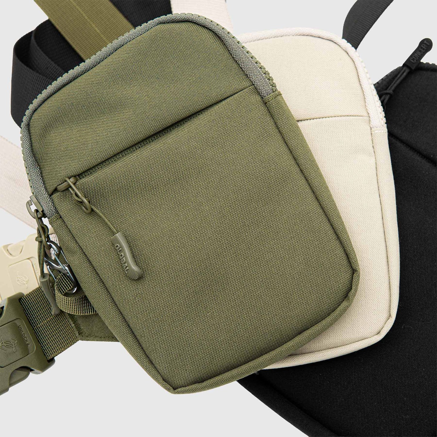 🔒Sidste dag med 50% RABAT🎒Opgraderet 2.0 Rejseslyngetaske | Tyverisikret, 500D Nylon, RFID-beskyttelse