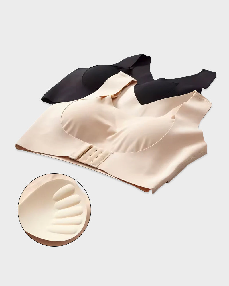 🎉SIDSTE DAGS UDSALG -70 % RABAT⚡Frontlukning, krydsede stropper, trådløs bh til god holdnin