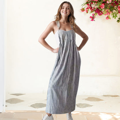 ✨ Casual stribet kjole - ubesværet stil og komfort