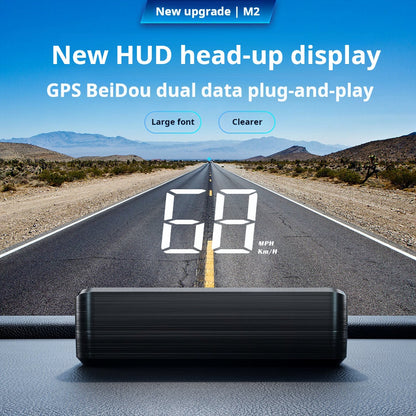 Head-Up Display (HUD) – GPS til bilen med digitalt speedometer