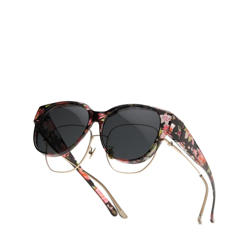 🔥🚀🕶Nye oversized solbriller i cat-eye-stil med polariserede glas og UV400-beskyttelse