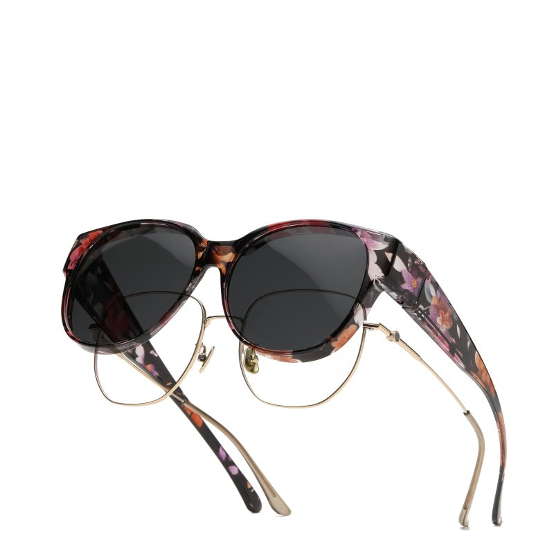 🔥🚀🕶Nye oversized solbriller i cat-eye-stil med polariserede glas og UV400-beskyttelse