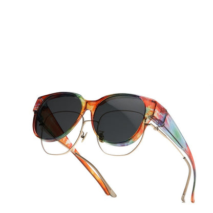 🔥🚀🕶Nye oversized solbriller i cat-eye-stil med polariserede glas og UV400-beskyttelse