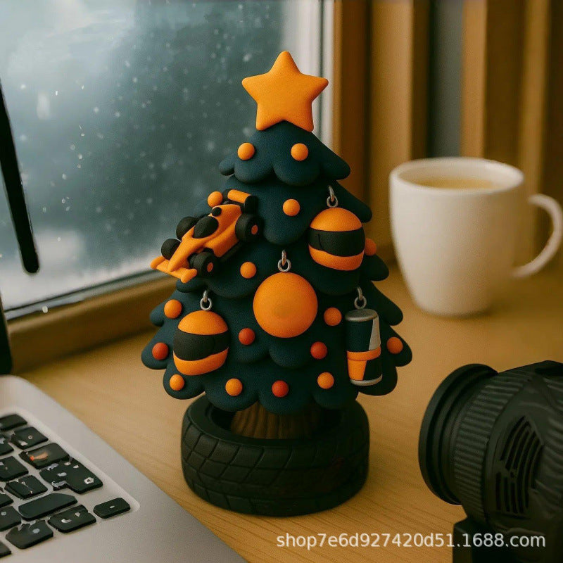 🎄🏎️ Mini-juletræ i F1-team-design