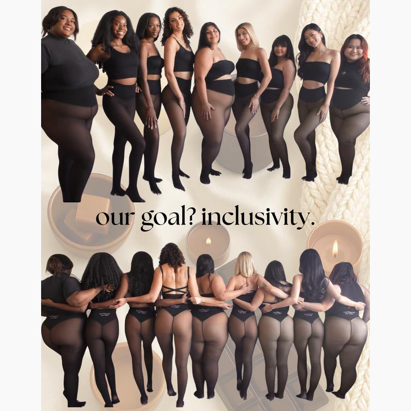 ⚡Over 50.000 solgt!❄️Formforbedrende fleece-leggings med en enkelt søm✨✨Hold dig varm. Se godt ud.